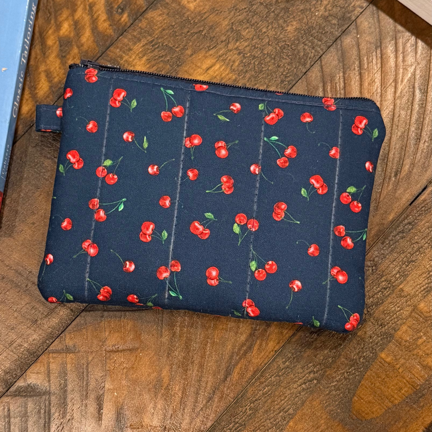 Cherry Bomb Quilted Pouch