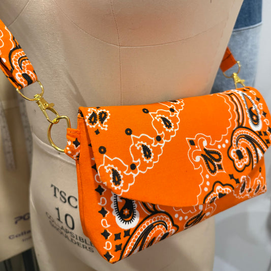 The Foxy- Paisley Crossbody Bag
