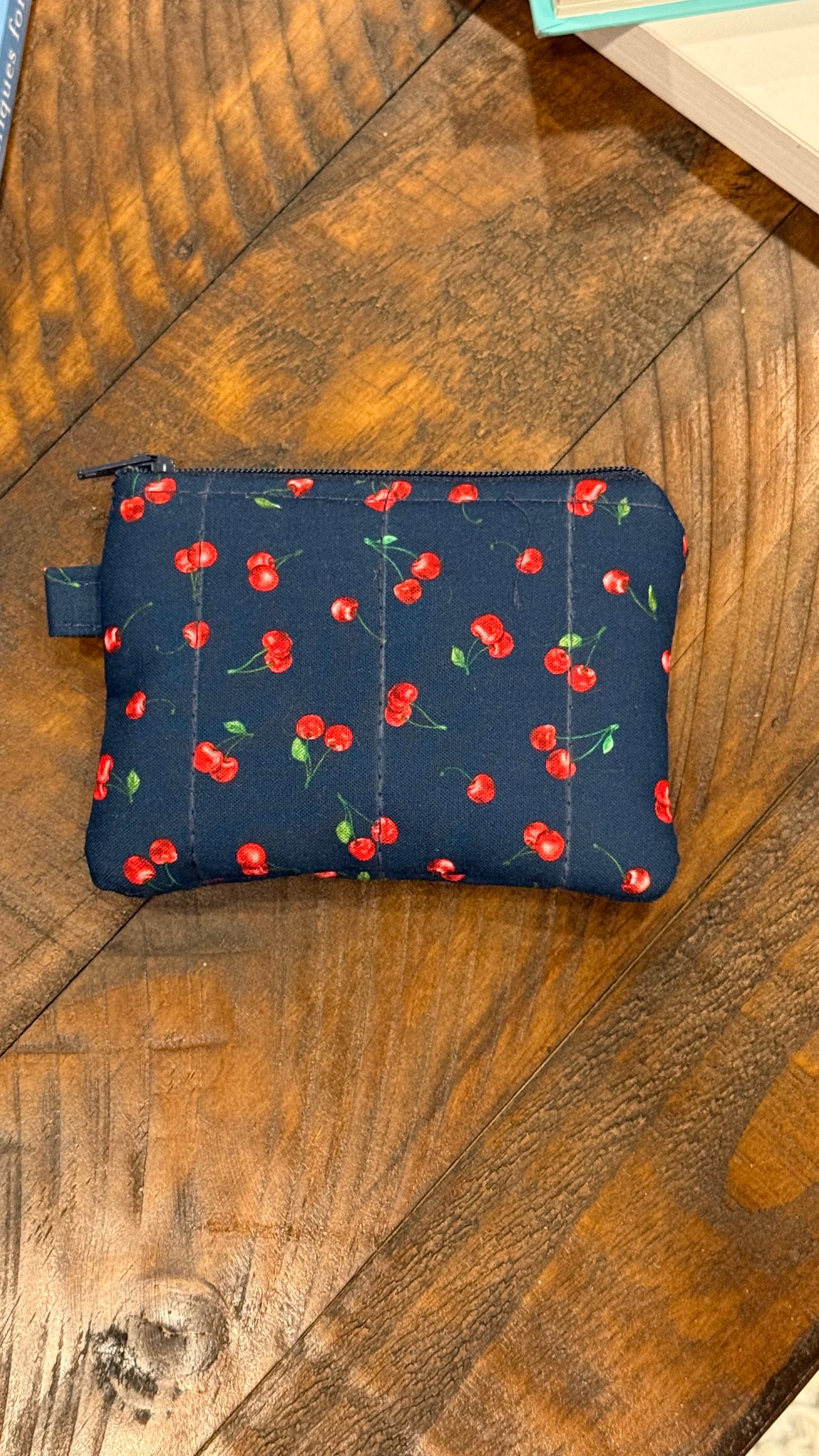 Mini Cherry Bomb Quilted Pouch