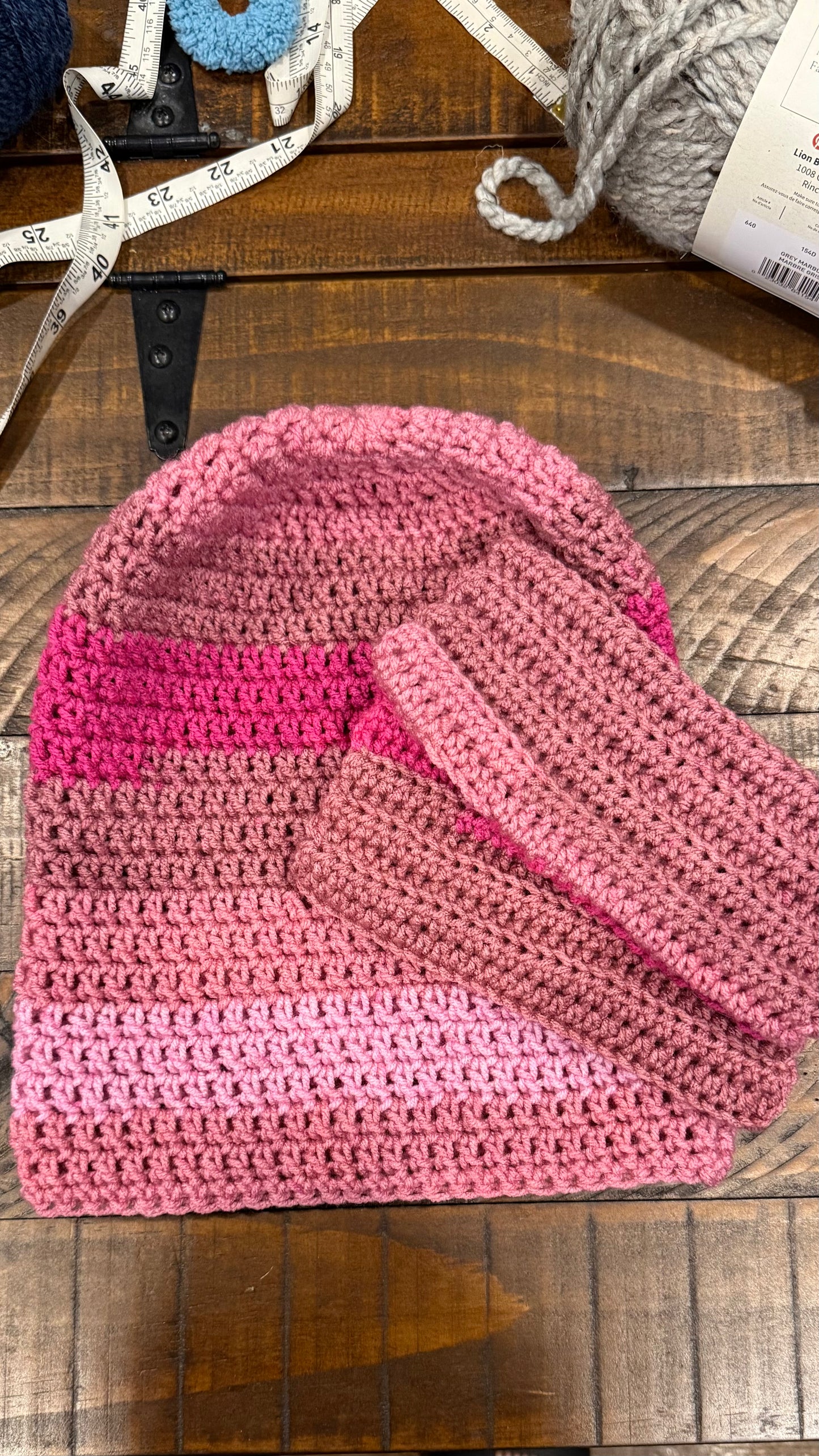Pink Ombré Beanie